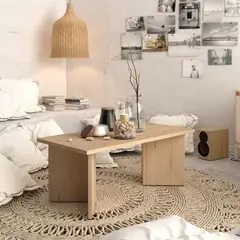 GENERICO - Mesa de Centro Minimalista Loami Duna R&R Muebles