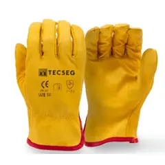 GENERICO - Guantes de Cuaro Badana Amarillo Par