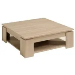GENERICO - Mesa de Centro Moderna Johana Marrón Claro R&R MUEBLES