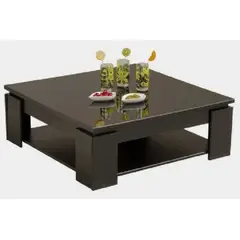GENERICO - Mesa de Centro Moderna Johana color Negro R&R Muebles