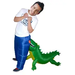 GENERICO - Disfraz Inflable de Cocodrilo Mordelón