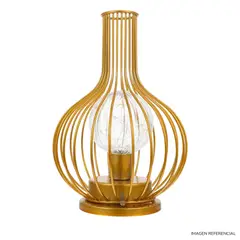 INSPIRA - Lampara de mesa decorativa dorado