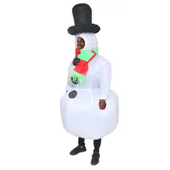 GENERICO - Disfraz Inflable de Muñeco de las Nieves
