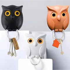 GENERICO - Porta Llaves Magnético con Diseño de Búho - Porta Llaves x1