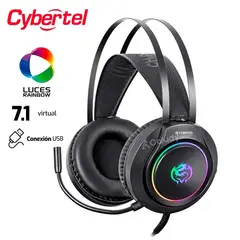 CYBERTEL - Audifono Gamer Champion 5.1 - CYB HG518U USB 5.1 Envolvente