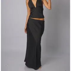 BETWEEN US - Falda Satín Naddi