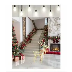 GENERICO - Reno Navideño Decorativo de Calidad A1 DORADO