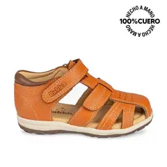 RABBIT - Sandalia Franciscana Casual ANGEL-2503 Cobre Cuero