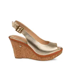 Piazza - Sandalia Peep Toe Casual WAL-382 Oro