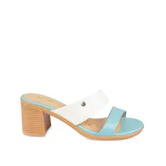 VIALE - Sandalia Strap Casual LINDA-2507 CeleHueso Cuero