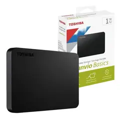 TOSHIBA - Disco Duro Externo Canvio Basics 1 TB