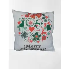 GENERICO - FUNDA PARA COJIN ARBOL 40X40 NAVIDAD