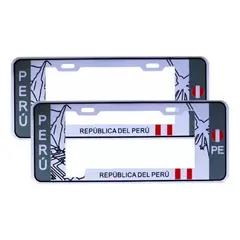 GENERICO - Par Portaplaca Estilo Europeo Universal