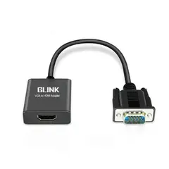 GENERICO - Adaptador VGA Macho a Hdmi Hembra Full Hd GL-009 GLINK
