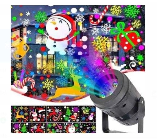 Proyector de imágenes con motivos navideños A1