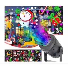 GENERICO - Proyector de imágenes con motivos navideños A1