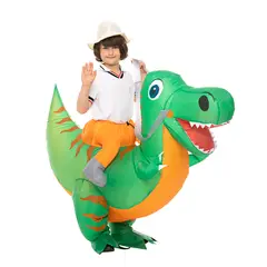 GENERICO - Disfraz de Dinosaurio Verde Bebe