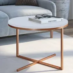 NACION MUEBLES - Mesa de Centro Mattia Color Blanco