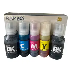 RAMKO - PACK X4 TINTA COMPATIBLE EPSON 504 + 1 NEGRO DE REGALO