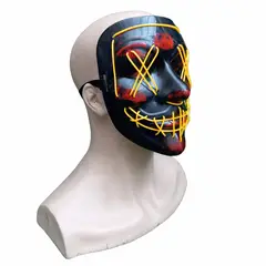 GENERICO - Mascara Led de La Purga Color Amarillo