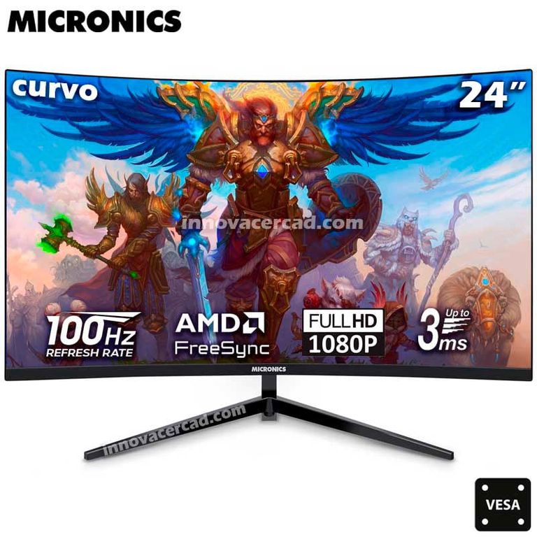 Monitor DG 24FC Gaming Curvo 24 Full HD 100hz 3ms FreeSync