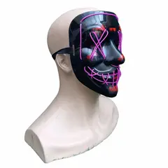 GENERICO - Mascara Led de La Purga Color Fucsia