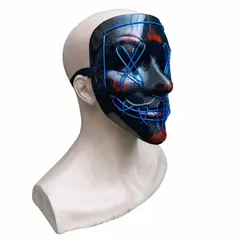 GENERICO - Mascara Led de La Purga Color Azul