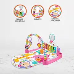 DOUX BEBE - Gimnasio para Bebés 4 EN 1 »TUNES DE LUJO» Pink