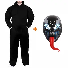 GENERICO - Disfraz Máscara Genérico Venom Lengua Extrema