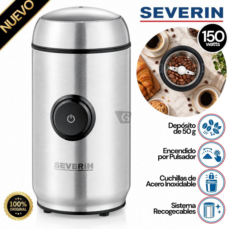 Molinillo de Cafe Portatil De Acero Inox KM 3879