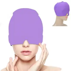 GENERICO - GORRO PARA MIGRAÑAS Y DOLORES DE CABEZA - LILA