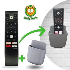 GENERICO - Control Remoto Para Tv Blackline Smart + Soporte Multifuncional