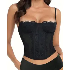 GENERICO - Corset Urban Encaje Top