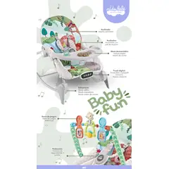 CAM - Mecedora de Bebe Multifuncion Musical Verde