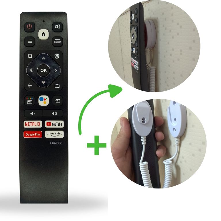 Control Remoto Compatible Para Tv Blackline + Soporte Pegable