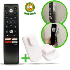 GENERICO - Control Remoto Compatible Para Tv Blackline Smart 4k + Soporte