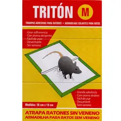 TRITON - TRAMPA ADHESIVA PARA RATONES M CON ATRAYENTE