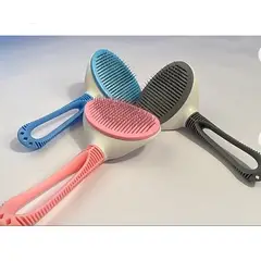 GENERICO - CEPILLO REMOVEDOR DE PELOS PARA MASCOTAS ROSADO