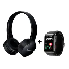PANASONIC - Combo Audífono Bluetooth RB-HF420 y Smart Watch D