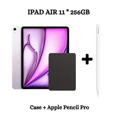 APPLE - IPad Air 11 Wifi Chip M2 256GB - Purple + Case + Pencil Pro.