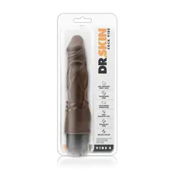 BLUSH - Dildo Vibrador Realista Dr Skin Vibe 4 Consolador 20.3 cm x Ø 3.8cm