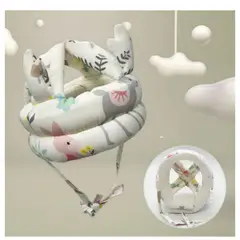 GENERICO - Gorro Protector Para Bebe ANTI GOLPES BEIGE