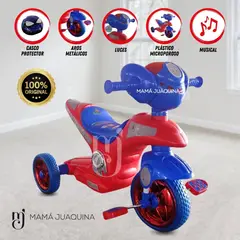 BABY - Trimoto a Pedal para Niños Musical «SERVANN» Red