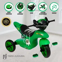 BABY - Trimoto a Pedal para Niños Musical «SERVANN» Green