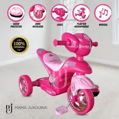 BABY - Trimoto a Pedal para Niños Musical «SERVANN» Pink