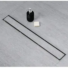 GENERICO - Sumidero Reversible de Acero Inoxidable SS304 10x40cm Alto Transito