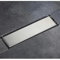 GENERICO - Sumidero Reversible de Acero Inoxidable SUS 304 10x30cm