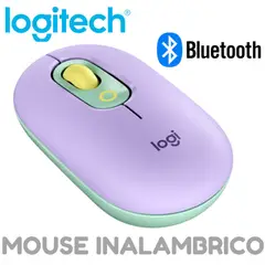 LOGITECH - MOUSE BLUETOOTH POP color LILA Lavanda