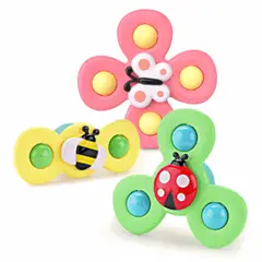 GENERICO - Spinner para bebé con ventosa x 3