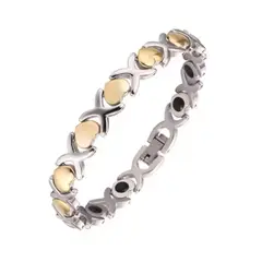 AFRODITA - Pulsera Magnética Funcional Titanio con Germanio YSMGB-112